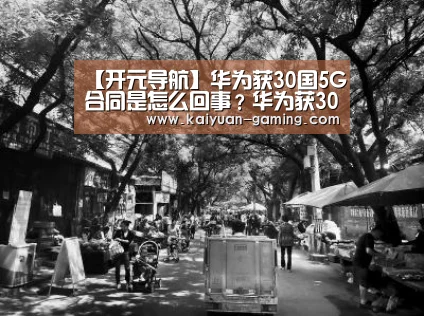 【开元导航】华为获30国5G合同是怎么回事?华为获30国5G合同一览详情(图4) 开元导航